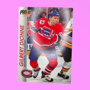 NHL 1992-93 Gilbert Dionne Montreal Canadiens #92 Pro Set Hockey Card